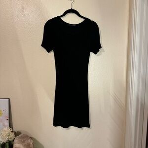 Brandy Melville Black Mini Dress Sweater